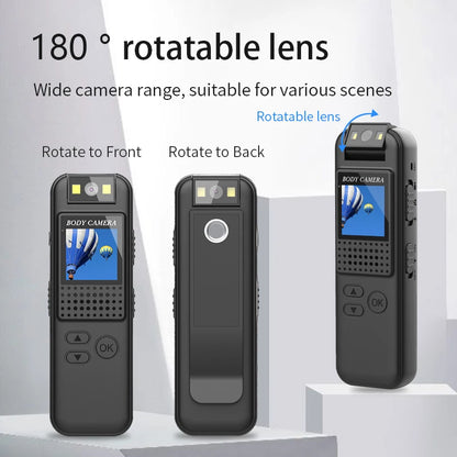 Mini Body Camera Full HD 1080P 